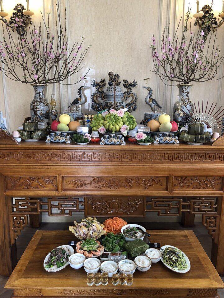 Bộ đồ thờ cúng gốm sứ Bát Tràng